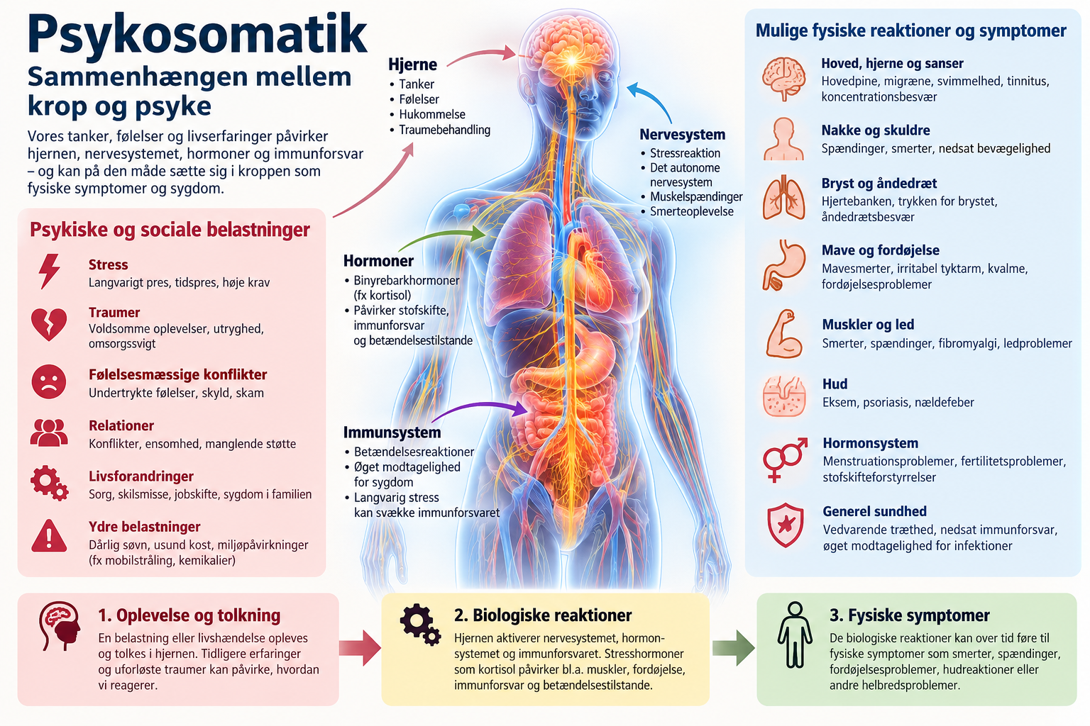 Psykosomatik – sammenhængen mellem krop og psyke